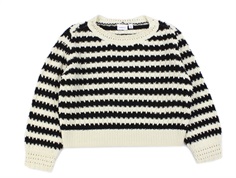 Name It black striped knit sweater